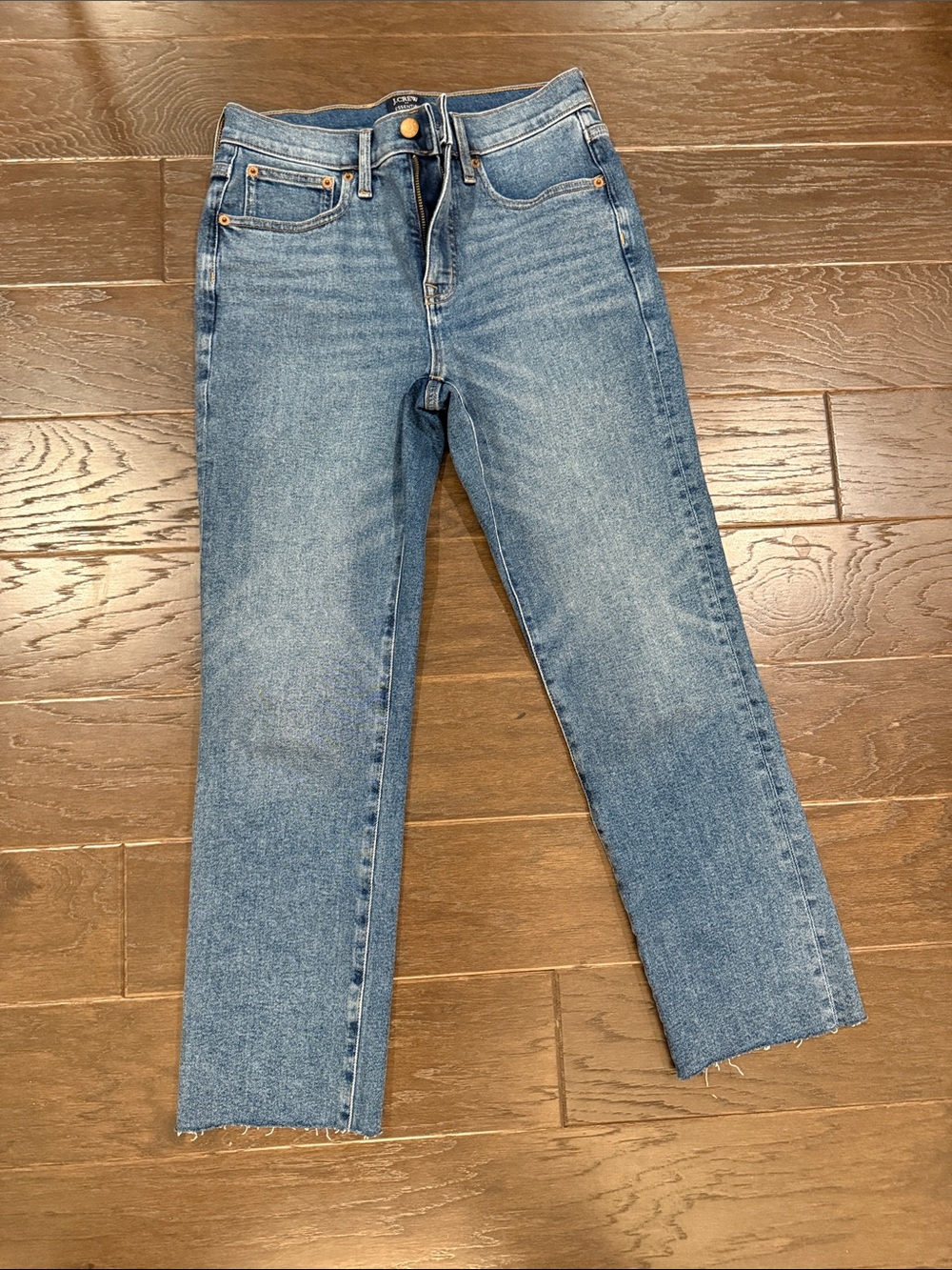 J. Crew L Essential Straight Leg Jeans